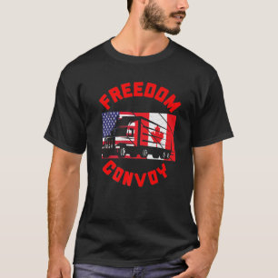 T-shirt Freedom Convoy 2022 Support Canadian Truckers Mand