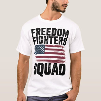 T-shirt Freedom Fighters Squad 1776 Drapeau - Indépendance