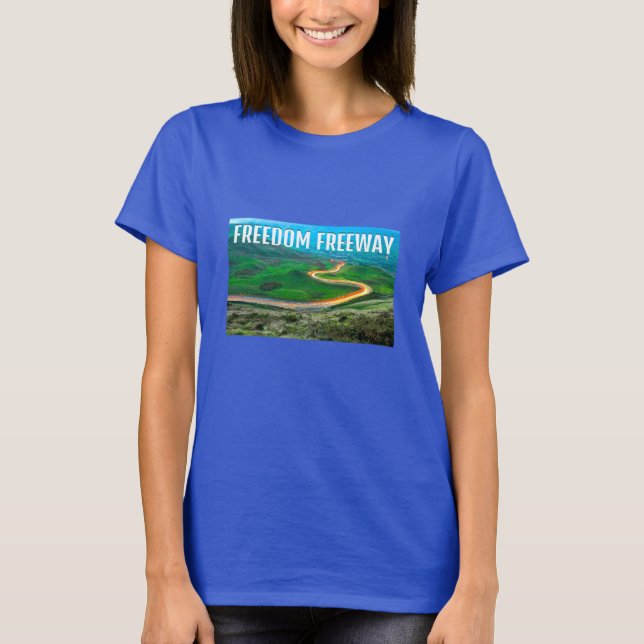 T-shirt Freedom Freeway (sombre) (Devant)