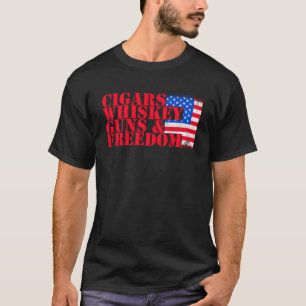 T-shirt Freedom Over Fear Pro Gun USA Flag 2e amendement