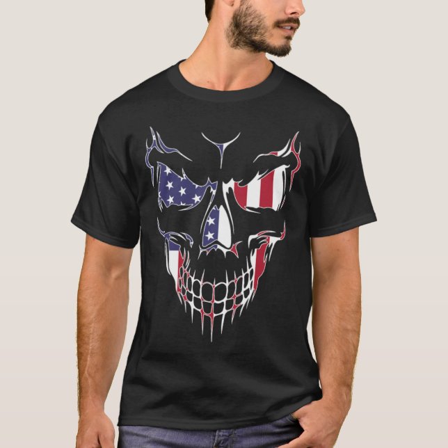T-shirt Freedom Over Fear Pro Gun USA Flag 2nd Amendment   (Devant)