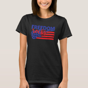 T-shirt Freedom Rocks Musicien Guitaris American 4th Of Ju
