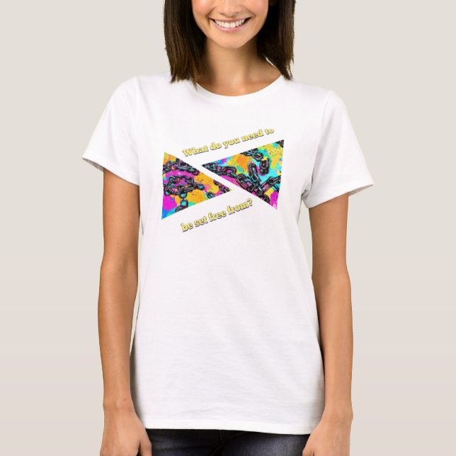 T-shirt Freedom Tee - blanc féminin (Devant)