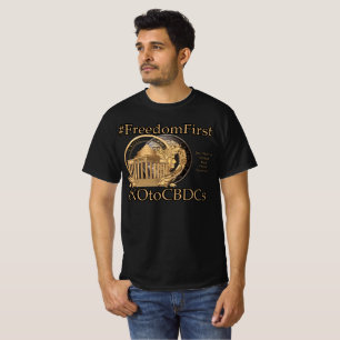 T-shirt #FreedomFirst : Portefeuille de la liberté - Embra