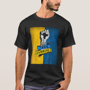 T-shirt Freenukraine Je Prends Position Avec L'Ukraine Pri