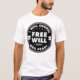 T-shirt Freewill, citation motivante