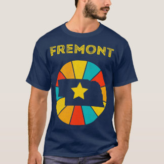 T-shirt Fremont Nebraska Vintage Souvenir désorganisé