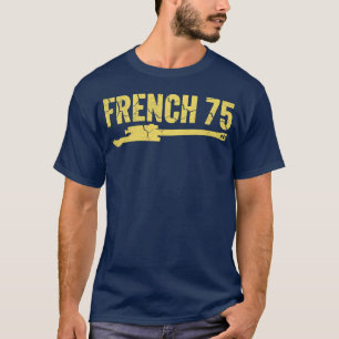 T-shirt FRENCH 75 Jaune