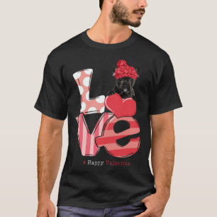 T-shirt French Buldog LOVE Frienchie Chien Maman Valentine