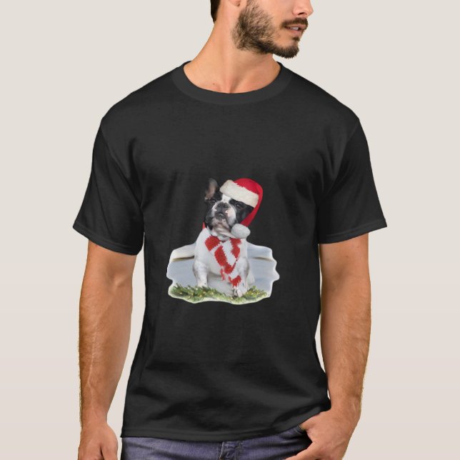 T-shirt French Bulldog Christmas Day Holidays Gifts Classi (Devant)