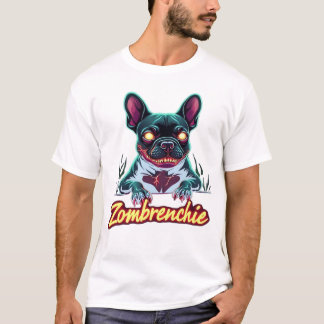 T-shirt French Bulldog Frenchie Zombie Dog Halloween Essen