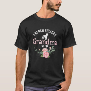 T-shirt French Bulldog Grandma Cadeaux Femmes mignonnes Am