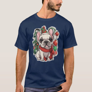T-shirt French Bulldog Noël French Bulldog Noël