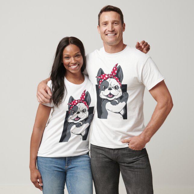 T-shirt French Bulldog Rosie (Unisexe)