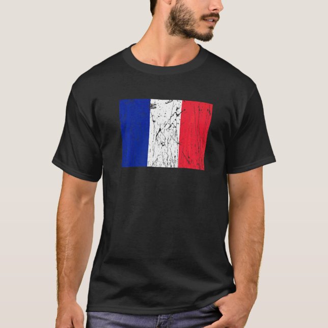 T-shirt French France Flag Pride French Flag (Devant)