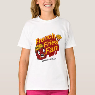 T-shirt "French Fries Fan - Fun and Playing Design"