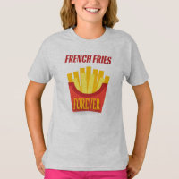 T-shirt French Fries Girls' Hanes TAGLESS®