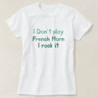 T-shirt French Horn Rock It - Dames