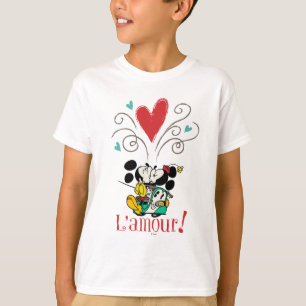 T-shirt French Mickey L'amour