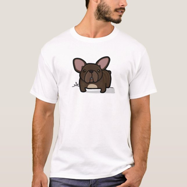 T-shirt Frenchie Brindle (Devant)