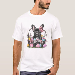 T-shirt Frenchie Chien de Pâques Frenchie Œufs de Chien De