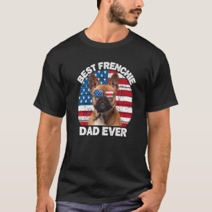 T-shirt Frenchie Dad French Bulldog Owner 4 juillet