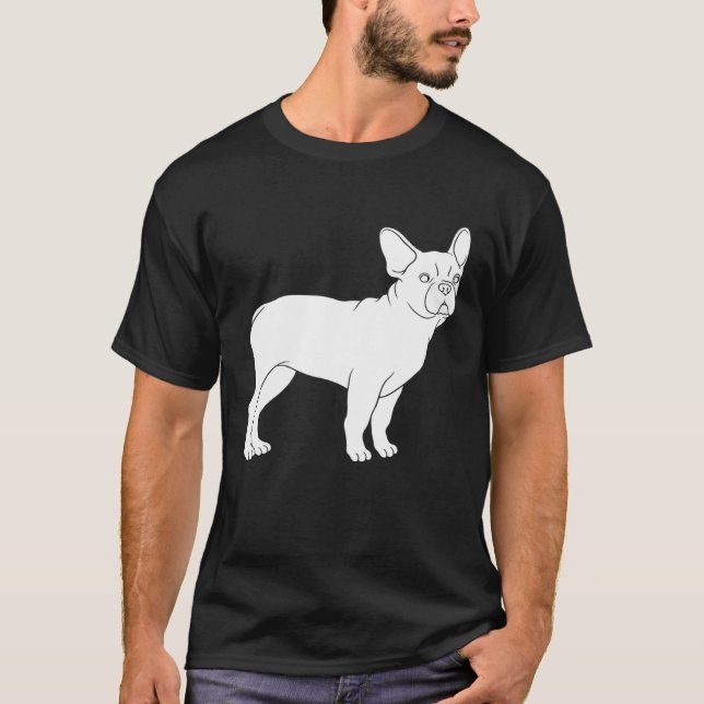 T-shirt Frenchie dogs (Devant)