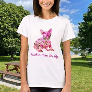 T-shirt Frenchie Maman Pour La Vie Peony Bouledogue França