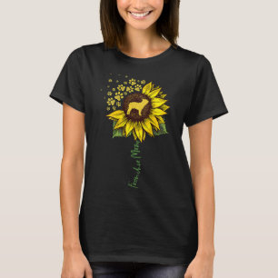 T-shirt Frenchie Mom Sunflower French Bulldog Lover Cadeau