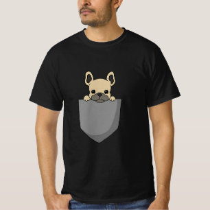 T-shirt Frenchie Pocket Drôle cadeau Français Bulldog