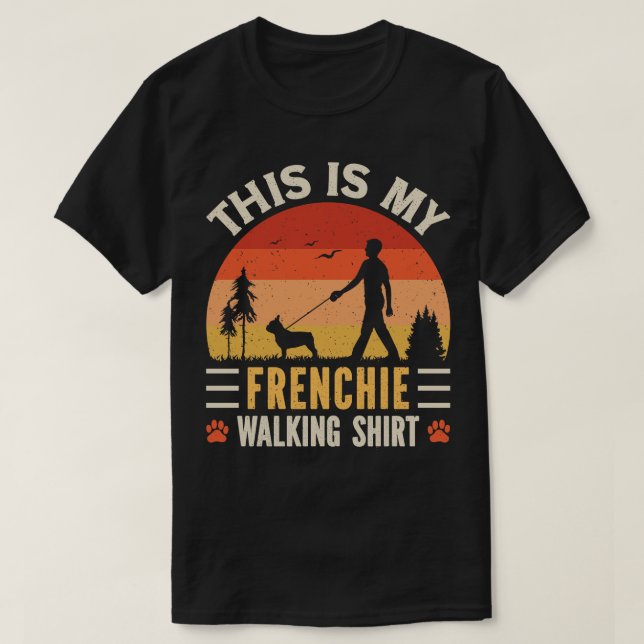 T-shirt Frenchie Walking (Design devant)