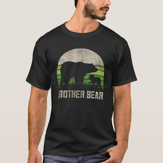T-shirt Frère Amusant S De Frères Frères, Cub Bro Sis Frèr (Devant)