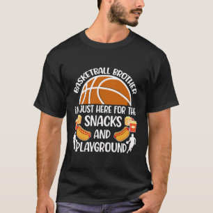 T-shirt Frère De Basketball Funny Frère D'Un P De Basketba