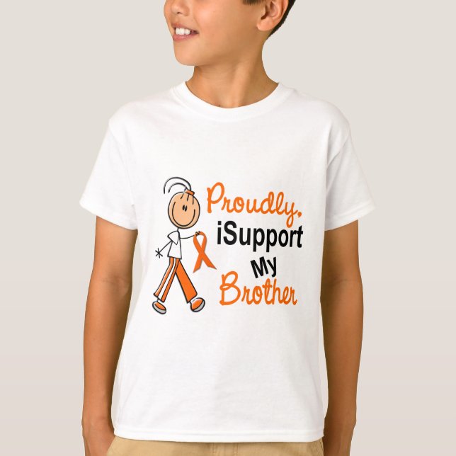 T-shirt FRÈRE de Cancer de rein de milliseconde de (Devant)