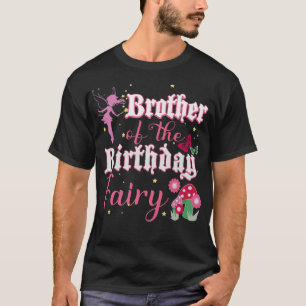 T-shirt Frère De La Fée D'Anniversaire Princesse Mushroom
