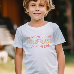 T-shirt Frère de la fêtée Alice au pays des merveilles 