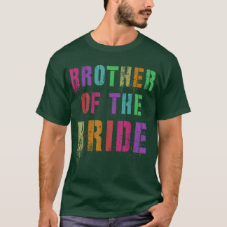 T-shirt FRÈRE DE LA MARIÉE Groupe de mariage Frère Famille