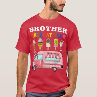 T-shirt Frère De L'Anniversaire Crew Anniversaire De Camio