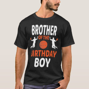 T-shirt Frère de l'anniversaire garçon de basket-ball anni