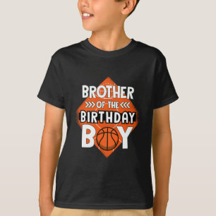T-shirt Frère De L'Anniversaire Garçon Frère Bysketbyll Bi