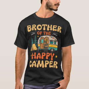 T-shirt Frère De L'Happy Camper 1Er Anniversaire Fête