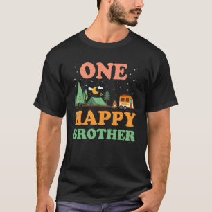 T-shirt Frère de l'Happy Camper One Happy Brother Cam