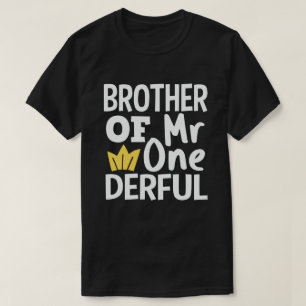 T-shirt Frère de M. Onederful 1er Anniversaire