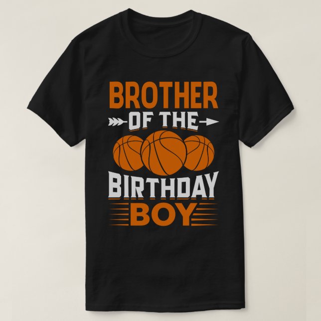 T-shirt FRÈRE Du Basket-Ball Pour Enfants (Design devant)