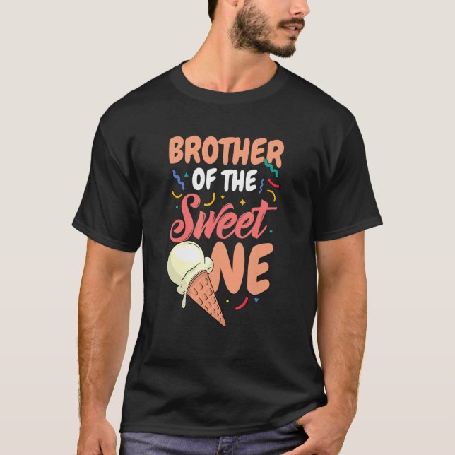 T-shirt Frère Du Doux, Groupe Familial Correspondant Bi (Devant)