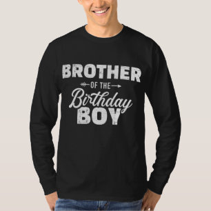 T-shirt Frère du garçon d'anniversaire fils jumelé famille