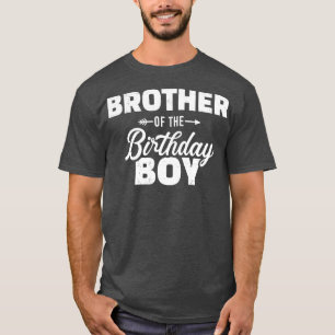T-shirt Frère du garçon d'anniversaire fils jumelé famille