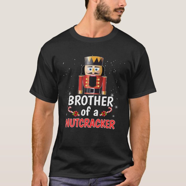 T-shirt Frère D'Un Casse-Noisette Drôle Mat De Famille De  (Devant)