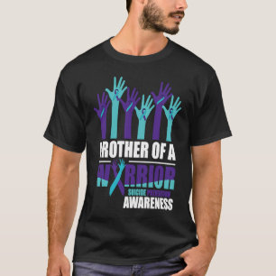 T-shirt Frère d'un guerrier Sensibilisation au suicide