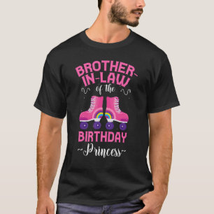 T-shirt Frère en droit de l'anniversaire princesse Roller 